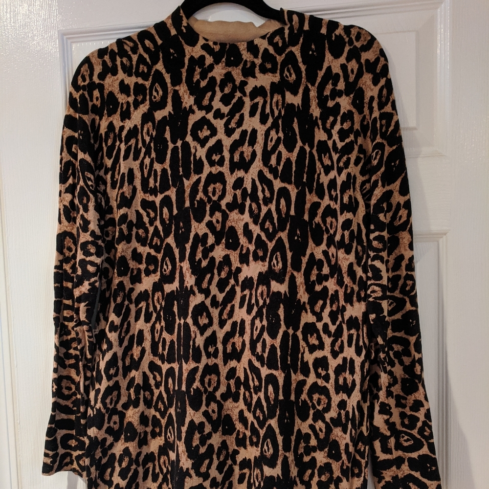 INC Animal print tunic